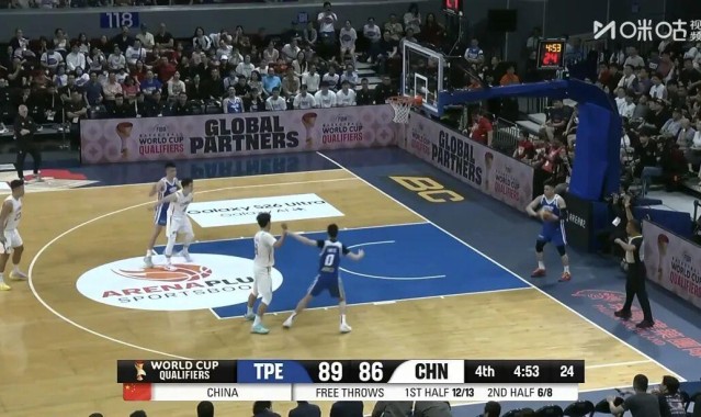 英超直播-世亚预-中国男篮100-93逆转中国台北